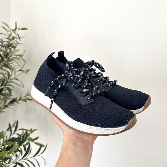 Urban Sport by J/Slides Knit Low Top Lace Up Sneaker Black 8 - Picture 1 of 8